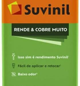 Tinta Suvinil Para Parede Acrílico Rende Muito 18L - Branco
