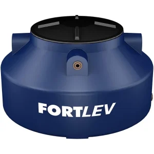 Tanque de Polietileno com Tampa 1.000L Azul - Fortlev