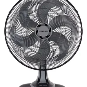 Ventilador de MesaTubo 6" 50cm preto/cinza