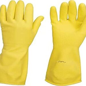 Vonder Luva De Látex Tamanho Xg Cor Amarela Antiderrapante Com Forro Vdo2378