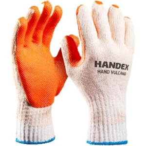 Luva Tricotada Orange Vulcano Hand Tamanho GG CA 41666 Handex