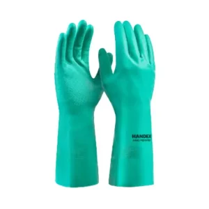 Luva hand pro nitril handex verde c.a 43035