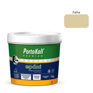 Rejunte Epóxi Porcelanato Palha 1kg - Portokoll