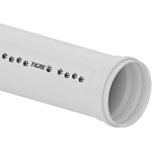 Tubo Esgoto PVC DN75 Tigre Barra 6mt