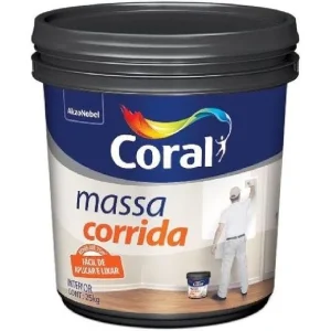 Massa Corrida Balde 25 Kg Coral