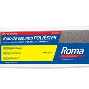 ROLO DE POLIESTER CINZA ROMA 430 23cm