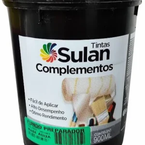 Fundo Preparador Pintura Base De Água Paredes 900ml Sulan