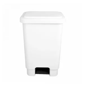 LIXEIRA C/ PEDAL BRANCA LAR PLASTICO (50L)